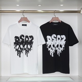 2024 Novos Homens Mulheres DSQUARED2 DSQ Impressão Clássica De Alta Qualidade Moda Manga Curta O-Neck T Shirt S-2XL Y28