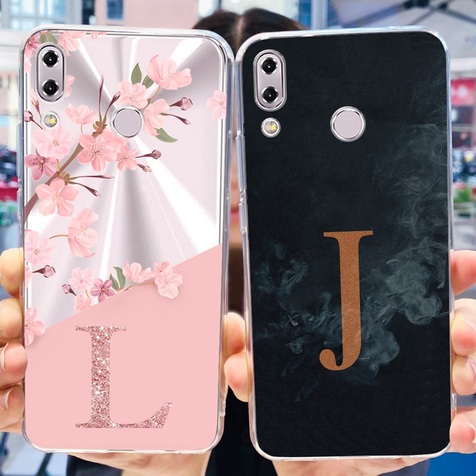 Para Asus ZenFone 5 ZE620KL Estojo De Moda Cartas Ultra Fina Anti-Gotas Silicone Macio 5Z ZS620KL Capa em Oferta na Shopee