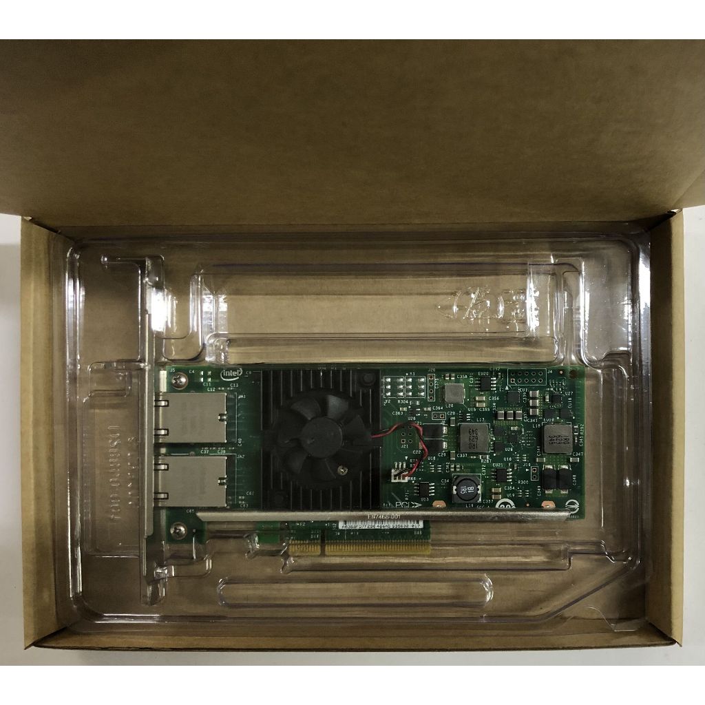 DELL INTEL X540-T2 DUAL PORT 10GB RJ-45 Cartão De Rede De Perfil Completo K7H46 3DFV8 Baixo Em Altura Total