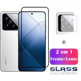 2 Em 1 9D Película De Vidro Xiaomi 14 5G Temperado Pelicula Para Xiaomi 14 Pro Ultra 13T 4G 5G Tela Protetora De Transparência De Alta Definição Película De + Protetor De Filme De Lente De Câmera em Oferta na Shopee