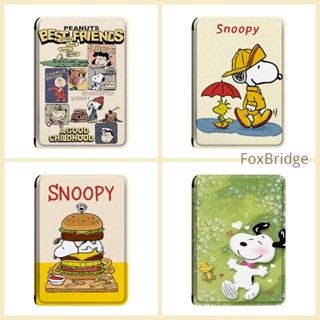 Capa Protetora Snoopy Kindle Cute 2022 11a Paperwhite 5 (11a)/4 (10a) Inteligente 2019 10a E-readers