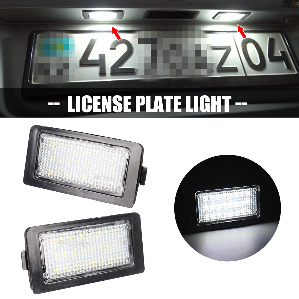 2 Pçs Luz Da Placa De Licença Lâmpadas Registro Do Carro Para BMW E38 Série 7 728i 730i 730d 740i 740d 740iL 750i 750iL 