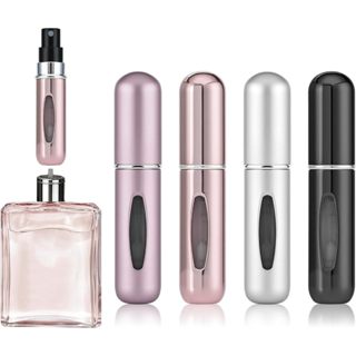 Frasco De Perfume Atomizador Mini Refilável Portátil De Alumínio 5ml Pequeno Spray Cosmético Para Viagens