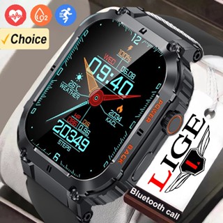 LIGE Outdoor 100 + Relógio Esportivo Smartwatch Homens Para Android IOS Ip68 Relógios À Prova D