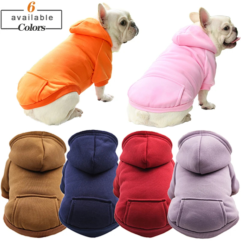 Moletom Com Capuz Roupa Para Cachorro Gatos Animais De Estimação Camisola Cães Pulover