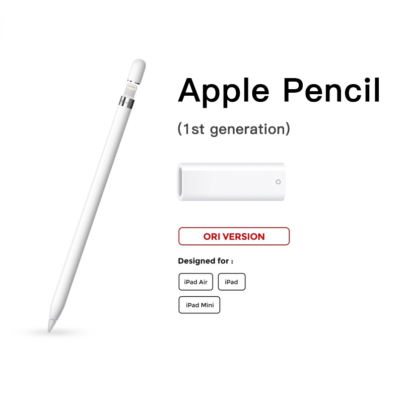 Apple IPad Pencil 1 Geração Nova Selada 1 : 1 Versão Original Lápis De Configuração De Canetas Stylus/com conversor USB-C