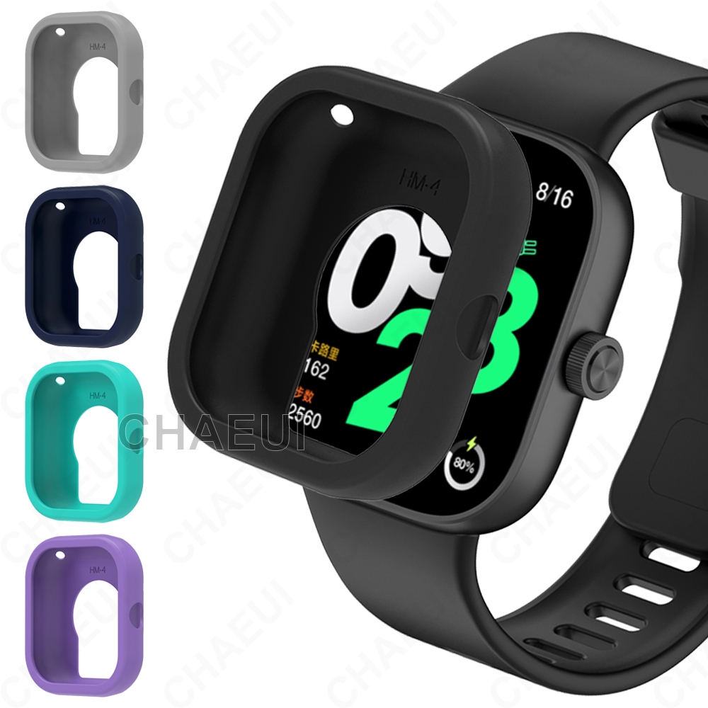 Capa Protetora De Silicone Para Redmi Watch 5 Active 4 3 2 Lite / Mi Watch Lite / Poco Watch