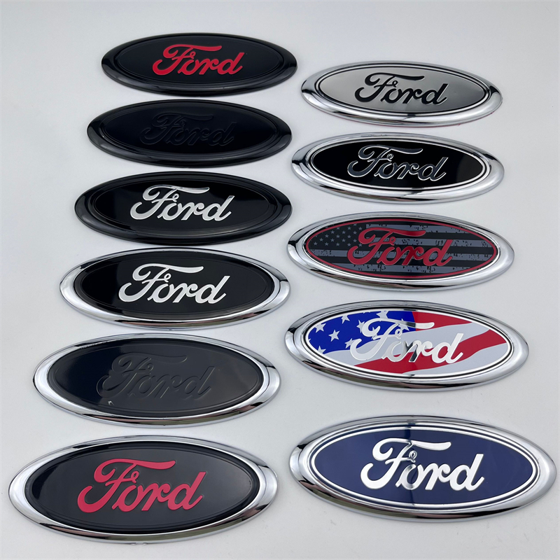【 Ford 】 15CM * 6CM ABS Old Mondeo Logomarca Dianteira E Traseira Car Sticker Emblema Do Carro Focus Fiesta Carnival Tail Logotipo Para