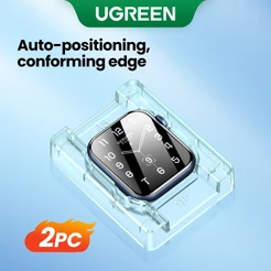 Protetor De Tela UGREEN 2Pack Para Relógios Apple Série 9 8 7 44mm/SE 6 5 4 44mm Alta Definição Sem Bolhas Filme TPU
