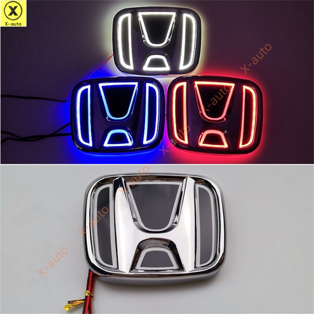 Honda 5D Car LED Emblem Logo Badge Light-Serve Para Dianteiro Ou Traseiro-Substitua O Emblema Original-Atualize Seu Civi