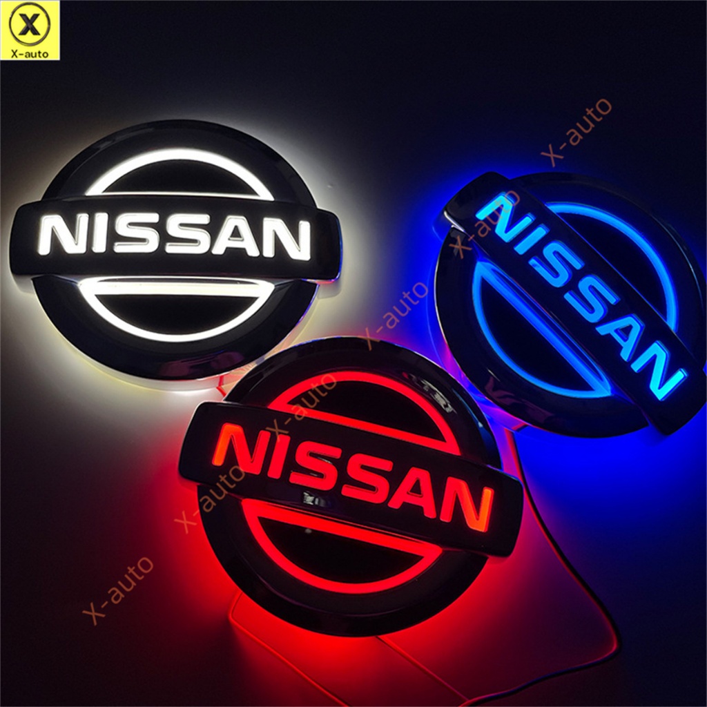 Nissan 5D Car LED Emblem Logo Badge Light-Serve Para Dianteiro Ou Traseiro-Substitua O Logotipo Original Do Carro Tiida