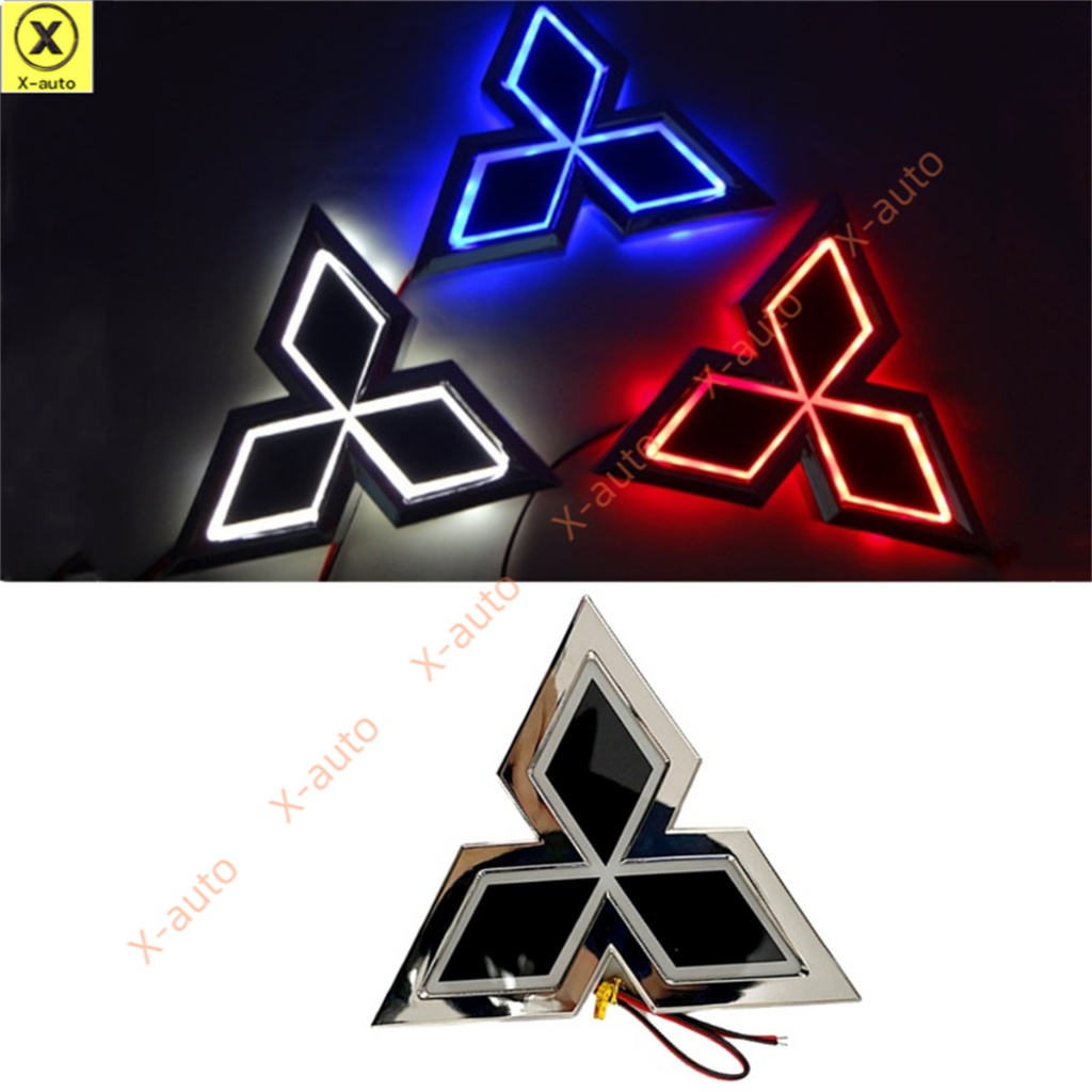 Mitsubishi 5D Car LED Emblem Logo Badge Light-Serve Para Dianteiro Ou Traseiro-Substitua O Logotipo Original ASX Lancer