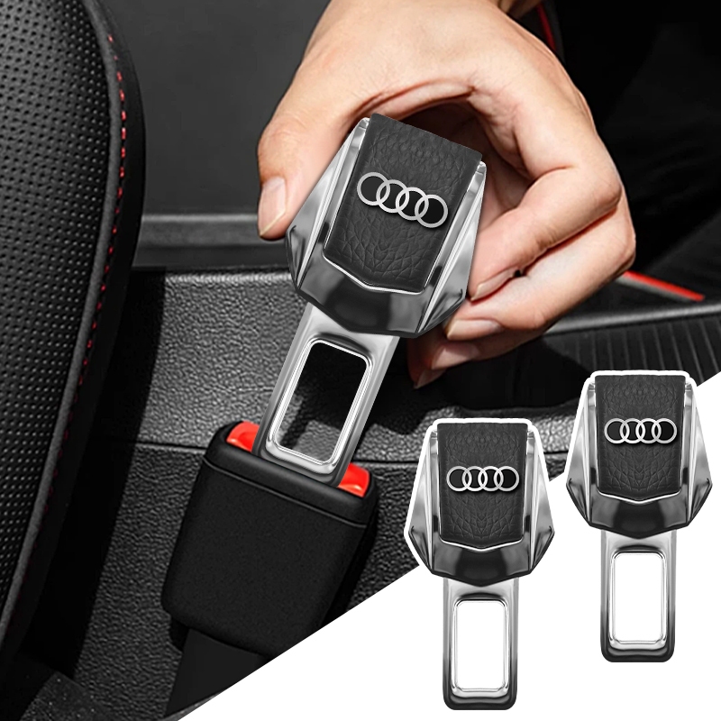 1 Pçs/2 Fivela De Cinto De Segurança Do Carro Rolha De Aviso Para Audi A3 8P A6 C5 A4 B6 B8 S4 RS4 S5 B9 S3 8V RS3 S6