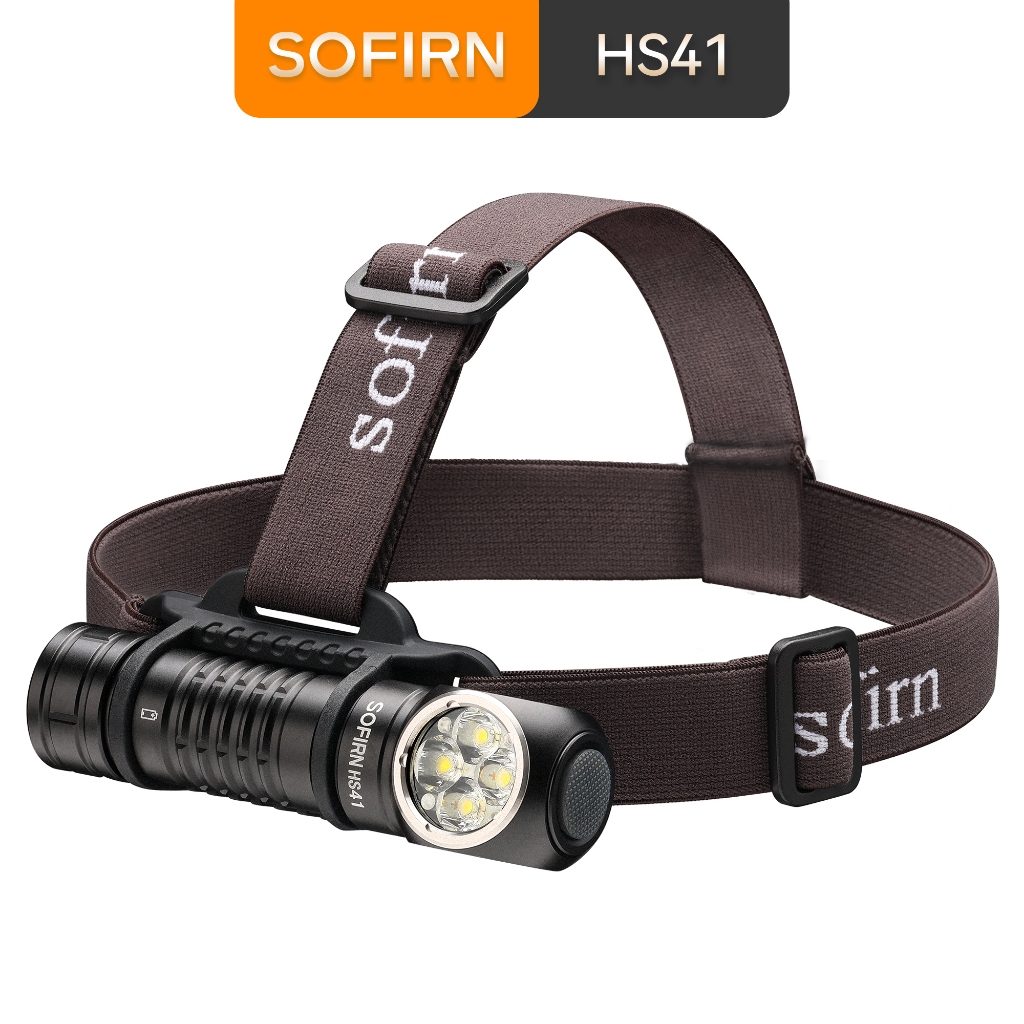 Sofirn HS41 4000 Lumens Farol Recarregável USB C De Ângulo Reto Potente Luz 21700 em Oferta na Shopee