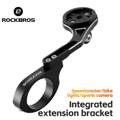 ROCKBROS Luz De Bicicleta Montar Titular Gopro Computador Da Suporte De Extensão Liga De Alumínio Apto Para IGS/Garmin/Bryton/Cateye Mount Set