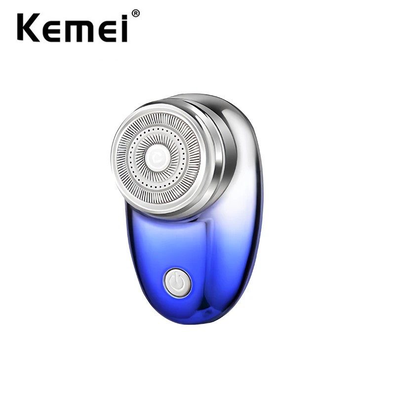 Barbeador Kemei Mini Travel Shaver Portátil Elétrico Recarregável TYPE-C USB Pocket Size Men Para Homem Uso Úmido E Seco em Oferta na Shopee
