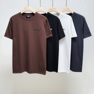 Moda Moda Novo Estilo T-Shirt All-Match T-Shirt All-Match Versão Alta Clássica do Peito Esquerdo Letra Logotipo Bordado Design Manga Curta Homens