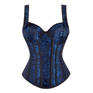 Espartilho Gótico Feminino Corpete Com Cintas Renascentista Tank Topo Plus Size Lingerie em Oferta na Shopee