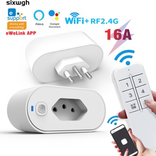 eWeLink Tomada inteligente Wifi Smart Socket Suporte De Tomada DeSuporte eWeLink App Alexa Google Home vioce