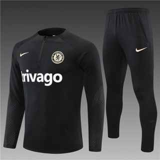 Outono Inverno Novo Estilo Chelsea Manga Longa Camisa Esportiva De Futebol Masculina Adulta Competição Traje De Treino