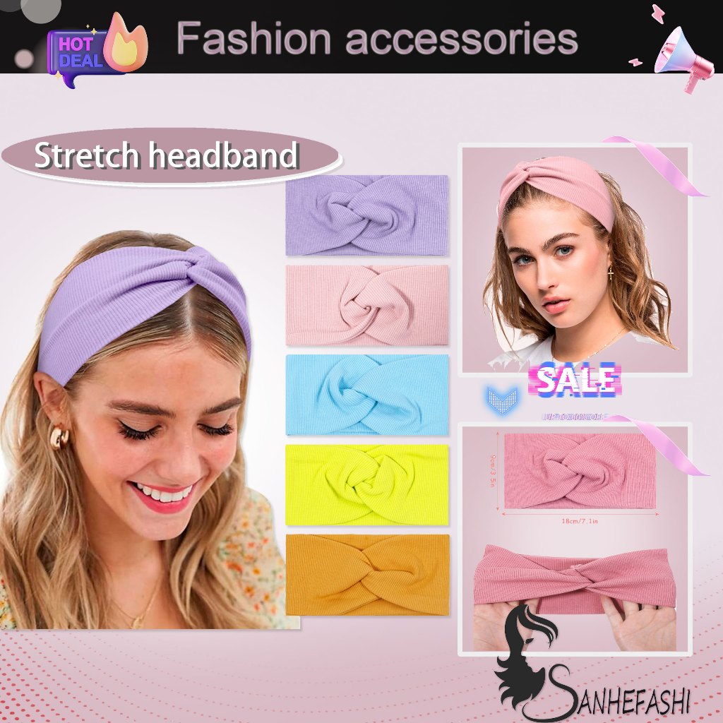 Faixa De Cabeça Esportiva Lce Silk Sports Headband Stretchy Soft Running Head Band Feminina Gym Headbands/De Yoga De Alta Qualidade Sweat-Wicking