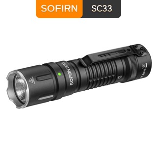 Sofirn SC33 Cree XHP70.3 Lanterna De LED HI 5200lm Potente Recarregável 21700 USB C Com Interruptor E De Cauda