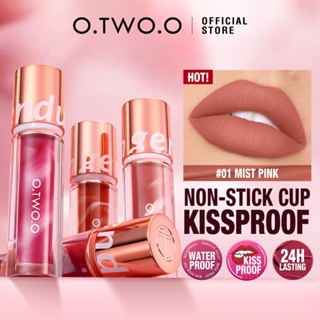 O.TWO.O Esmalte Labial 24 Horas De Copo Antiaderente Máscara À Prova D'água Cor Da Névoa Leve E Duradoura em Oferta na Shopee