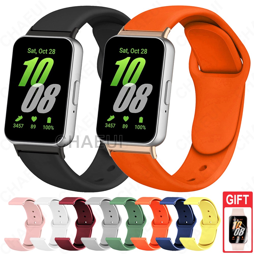 Pulseira De Silicone Macia Para Galaxy Fit 3