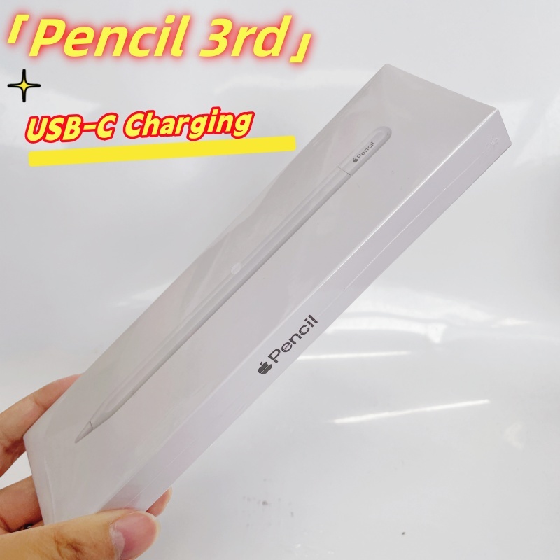 Stylus Original Para Lápis Apple USB-C Com Rejeição Da Palma Caneta Magnética Ativa De 3a Geração ipad 10 12.9'Pro 4/5/6 11 " 1/2/3/4 Air mini 6