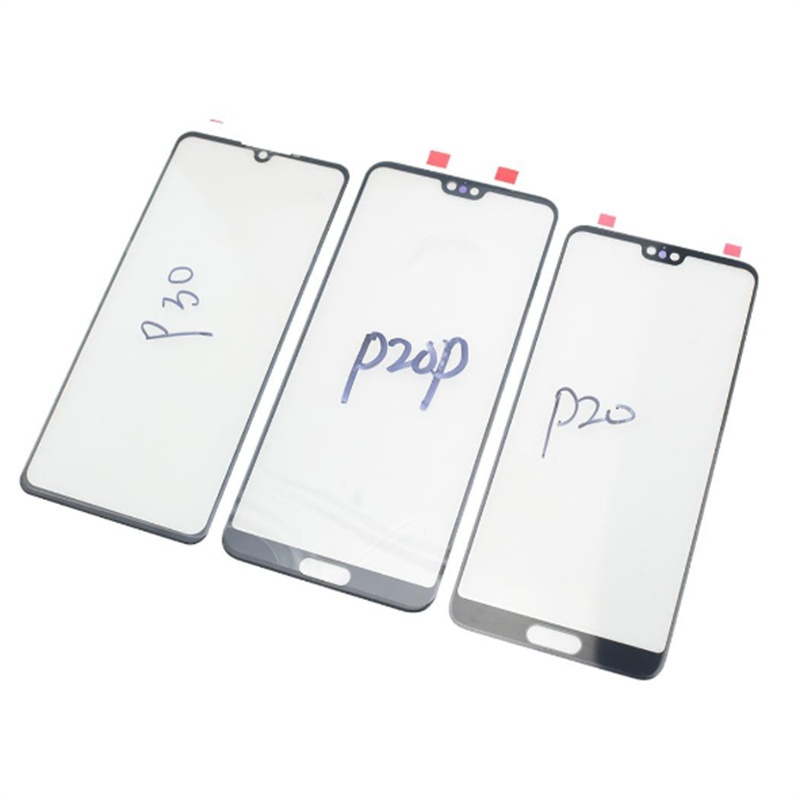 Substituição De Vidro Da Tela Frontal Para Huawei P20 P30 lite Mate 20 20X Honor 10 V10 V20 LCD Painel De Toque Lente Ex
