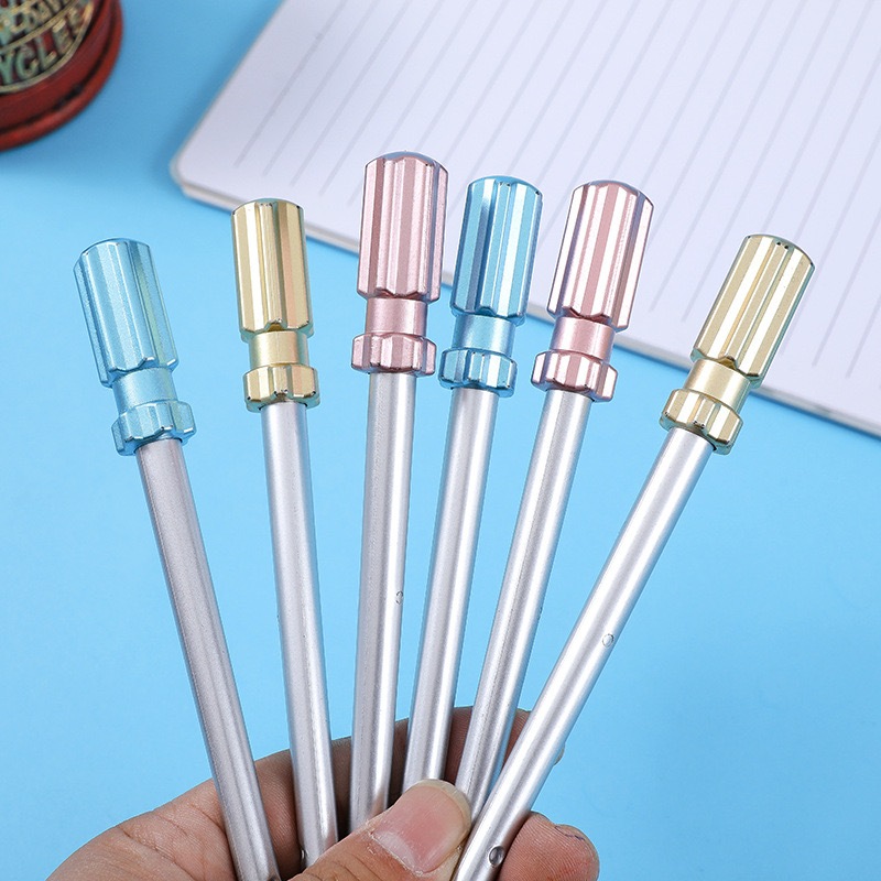 Caneta Criativa Chave De Fenda Gel Ferramentas Estilo Escrita Estudante Esferográfica Divertida Escritório Assinatura em Oferta na Shopee