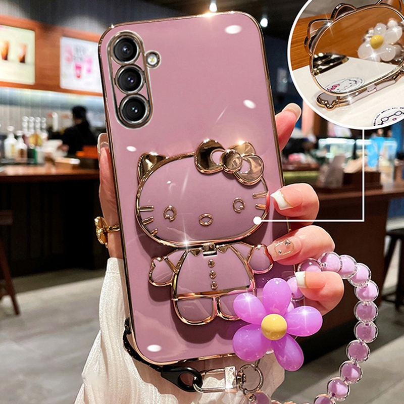 Samsung Galaxy M55 A15 A25 A35 A55 A14 5G A23 A34 A54 5G A53 5G A73 5G A52 A52S 5G A13 Suporte Da Capa De Silicone Para Telefone Macio