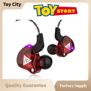 QKZ AK6 Fones De Ouvido Esportivos Intra-Auriculares Com Microfone 9D Baixo Pesado