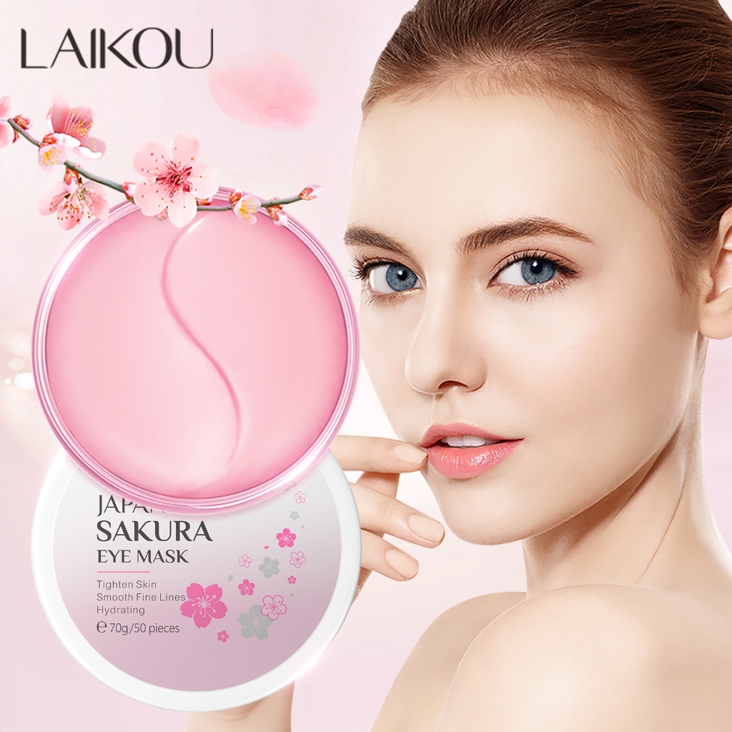 LAIKOU Sakura Máscara Olho Para Redução/Círculos Escuros/Rugas 25 Pares - Beauty