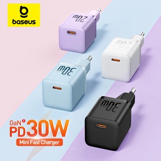 Baseus GaN5 Mini Carregador Rápido Portátil 20W / 30W Para iPhone 15 14 13 12 11 Pro Max em Oferta na Shopee