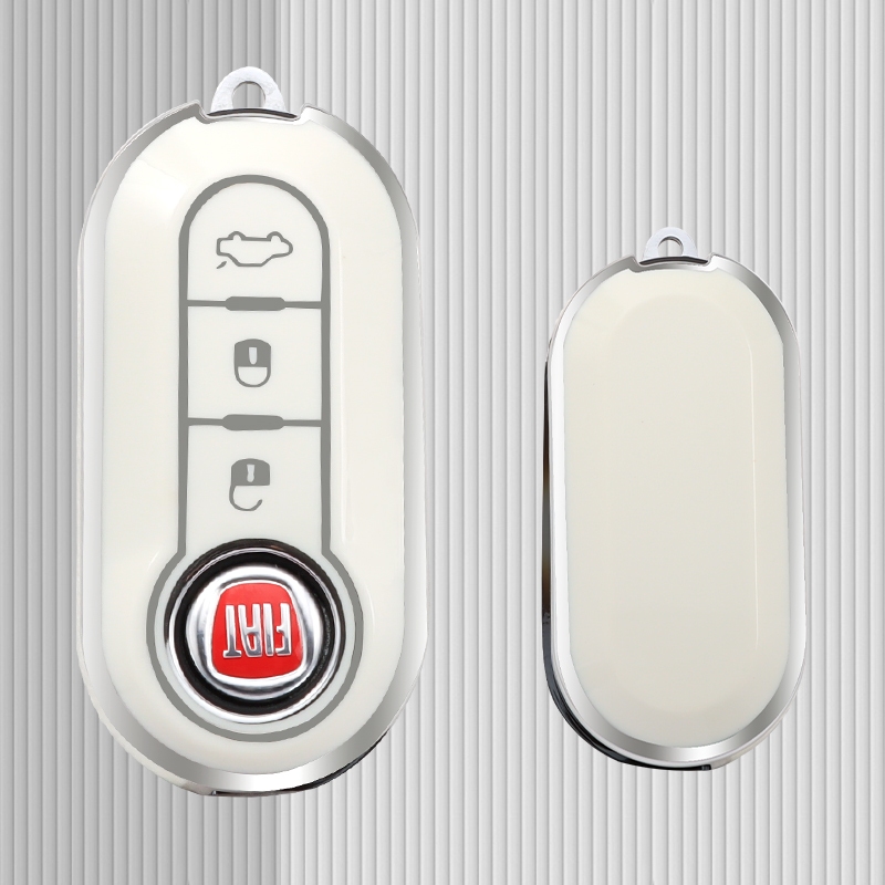 Novo Estojo TPU Para Chave Carro Com De Cobertura Completa Fob Fiat 500 Ducato Panda 500L Punto Lancia Musa Acessórios em Oferta na Shopee