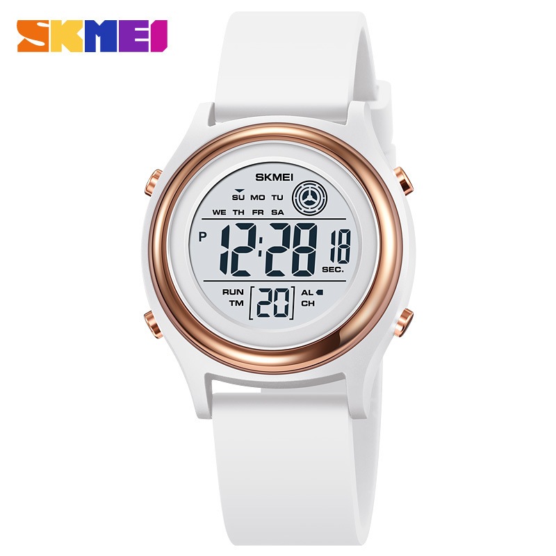 SKMEI 2094 Relógio De Pulso Feminino Cronômetro Lady Wristwatch 50M À Prova D'água reloj mujer De Choque Mostrador De Luz Traseira Contagem Regressiva Relógios Digitais