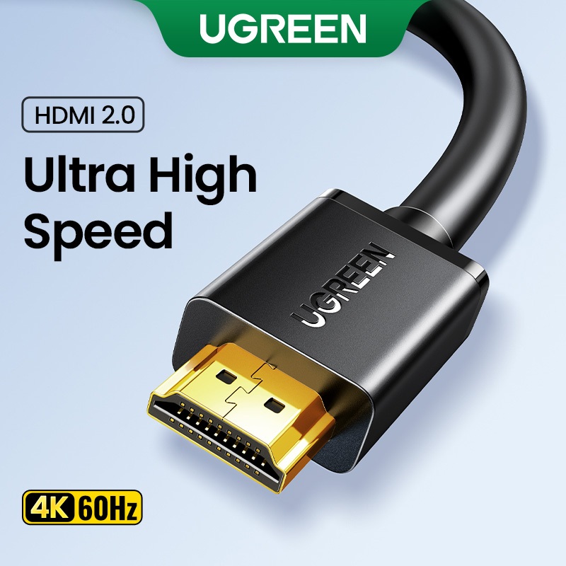 Cabo HDMI UGREEN 4K 2.0 Para TV Apple PS4 Splitter Switch Box De Áudio De Vídeo 60Hz em Oferta na Shopee