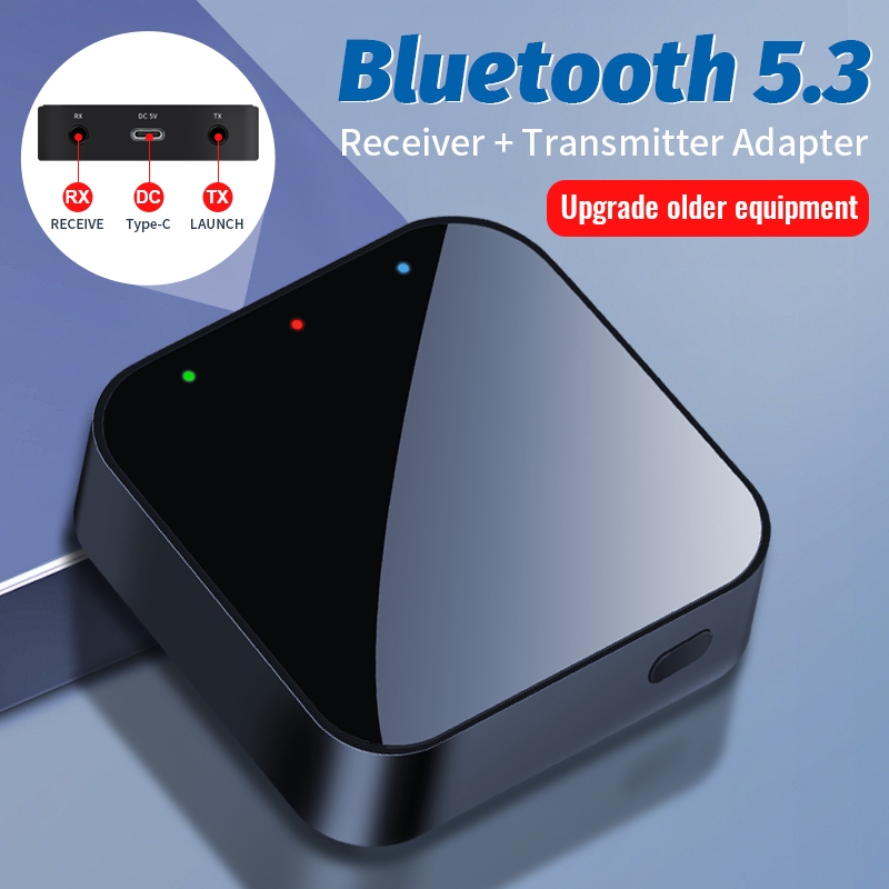 Novo Transmissor T38 Bluetooth 5.3 Receptor De Música Sem Fio Adaptador De Áudio Com Microfone Para PC TV Car Intelligent System