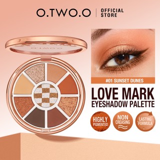 O.TWO.O Eyeshadow seamlessly adheres to the skin easily blending colors ensuring long-lasting unlock of various em Oferta na Shopee