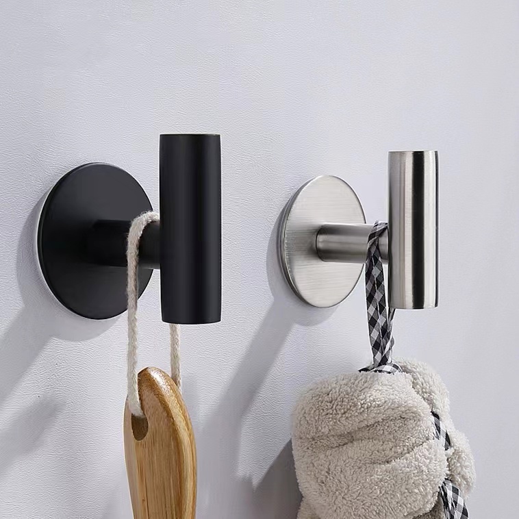 Gancho Autoadesivo Moderno/De Parede Roupa De Banheiro Toalha/304 Aço Inoxidável