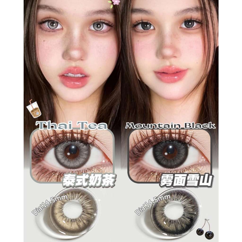 KSSEYE Lentes de Contato Coloridas 14,5mm Com Grau -1,00 a -8,00 40% Água Olhos Grandes Brilho Dourado 1 Par — imagem 2 de 2