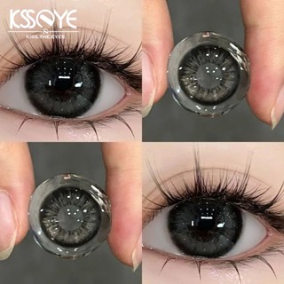 (COD) Lente De Contato KSSEYE Um Par De Lentes Coloridas Diâmetro 14,5mm Conteúdo De Água 40 % Curto-1,00 A-8,00 Olho Grande Com Pó De Ouro Brilho Fino em Oferta na Shopee
