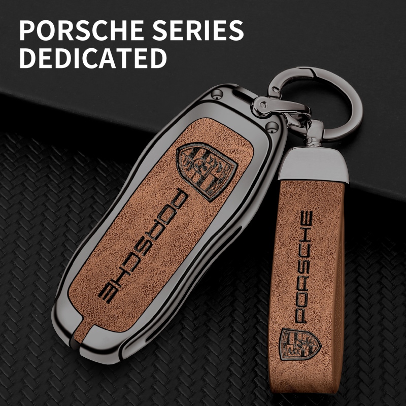 Porsche [Disponível] Estojo De Chaves Para Carros Boxster Cayman 911 Carrera Panamera Cayenne Macan Hight Quality Alloy