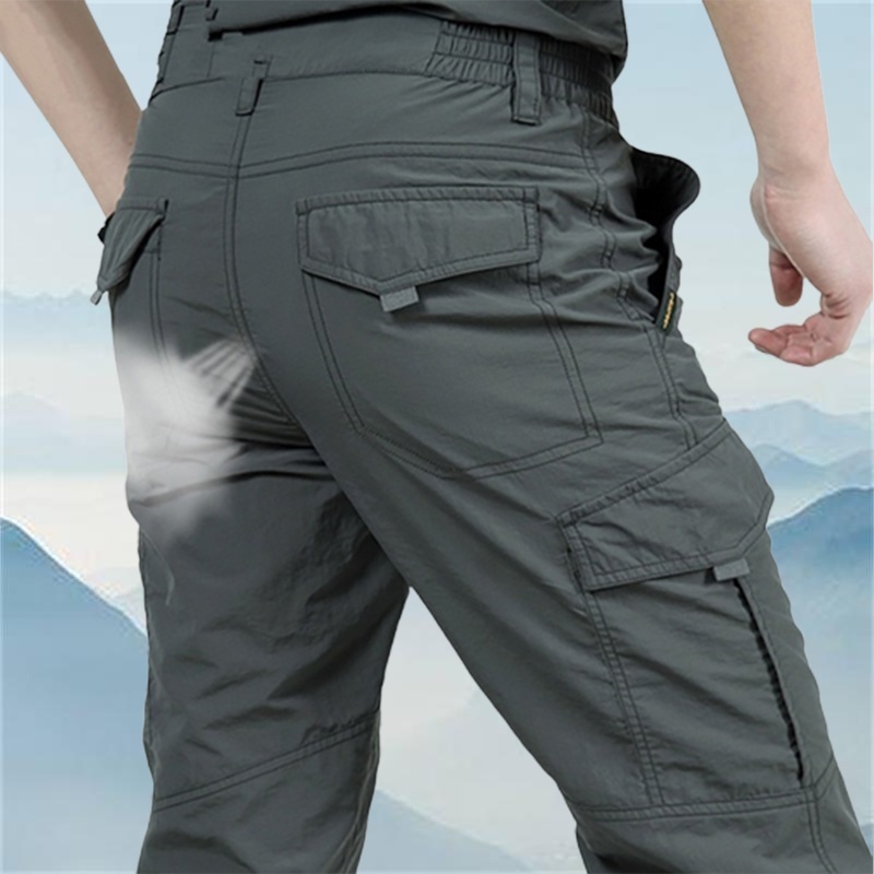 Calças Masculinas De Carga Táticas De Bolso Múltiplo Combate De Algodão Casuais Da Polícia Caminhada