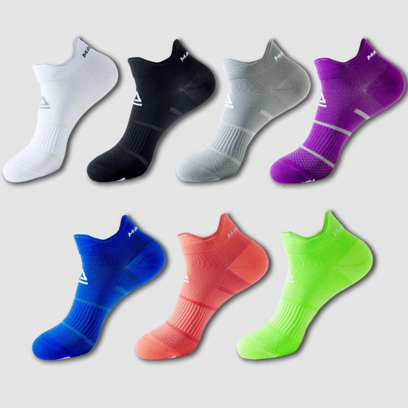 Summer Men Meias Esportivas Corrida Bloco Colorido Femininas Fina Tendência Pressão Navio em Oferta na Shopee