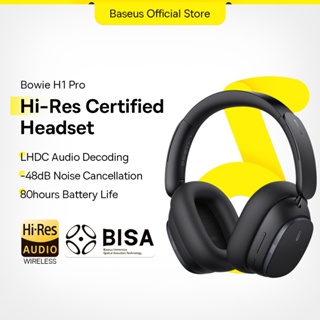 Baseus H1 Pro Fone De Ouvido Sem Fio Híbrido-48dB Cancelamento Ativo De Ruído Bluetooth Código LHDC Certificado HiRes em Oferta na Shopee