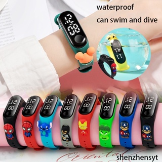relógio digital LED Infantil /cartoon homem aranha pulseira esportiva /a prova d'água relógio eletrônico Crianças/Meninos/ Meninas em Oferta na Shopee