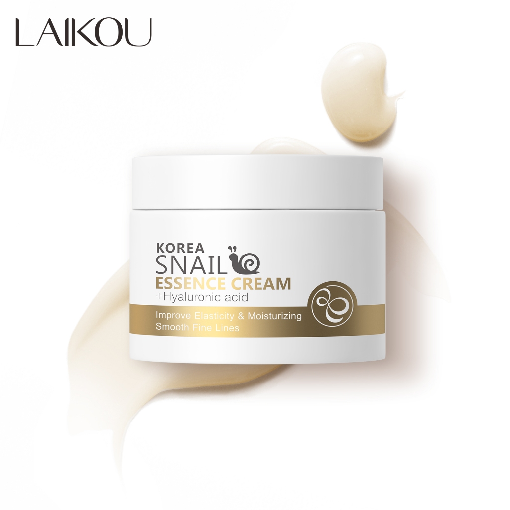 LAIKOU Creme Hidratante Nutritivo com Extrato de Lesma e Ácido Hialurônico para Rugas / Anti-idade / Flacidez 25g - Beauty