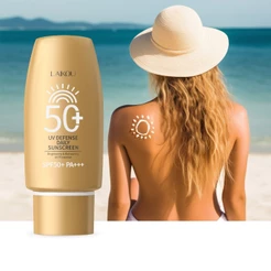 LAIKOU Protetor Solar Corporal Branqueador SPF50 PA + + Creme Sunblock Tone Up Suncream 50g